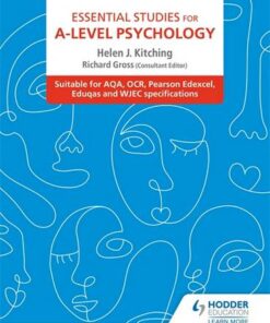 Essential Studies for A-Level Psychology - Helen J. Kitching - 9781510469396