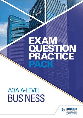 AQA A Level Business Exam Question Practice Pack | Heath Educational Books
