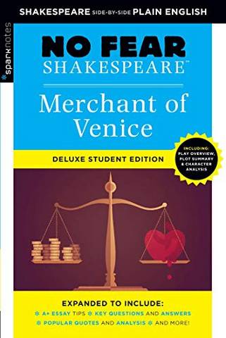 No Fear Shakespeare Deluxe: Merchant of Venice - Sparknotes - 9781411479685