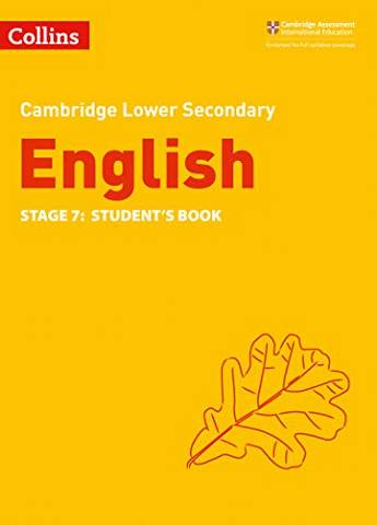 Collins Cambridge Lower Secondary English Student's Book: Stage 7 - Julia Burchell - 9780008340834
