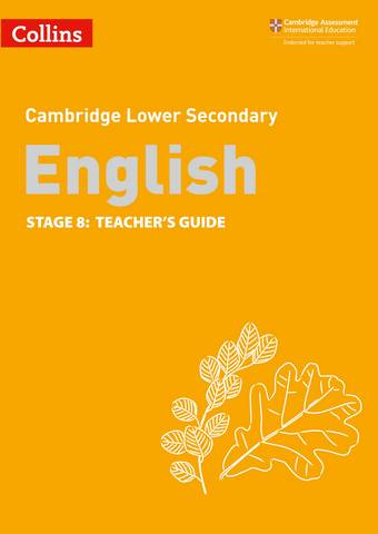 Collins Cambridge Lower Secondary English Teacher's Guide: Stage 8 - Julia Burchell - 9780008364113
