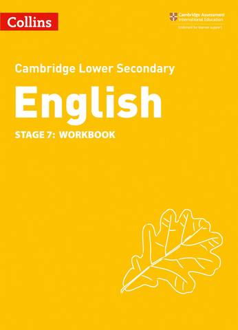 Collins Cambridge Lower Secondary English Workbook: Stage 7 - Julia Burchell - 9780008364175