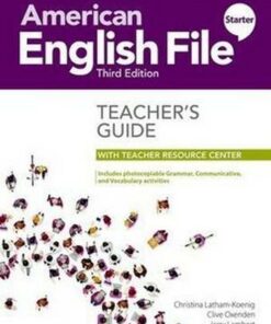 American English File (3rd Edition) Starter Teacher's Book Pack - Christina Latham-Koenig - 9780194905961