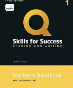 Q: Skills for Success (3rd Edition) 1 Reading and Writing Teacher's Handbook with Teacher's Internet Access Card - Lawrence Lawson - 9780194999045