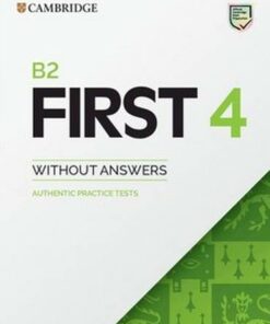 Cambridge B2 First (FCE) 4 Student's Book without Answers -  - 9781108748100