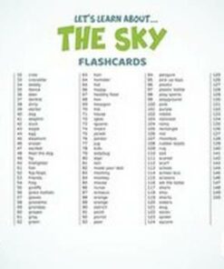 Let's Learn About the Sky K3 Flashcards -  - 9781292334226