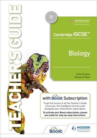 Cambridge IGCSE (TM) Biology Teacher's Guide with Boost Subscription Booklet - Margaret Royal - 9781398310476