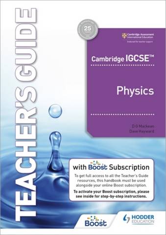 Cambridge IGCSE (TM) Physics Teacher's Guide with Boost Subscription Booklet -  - 9781398310568
