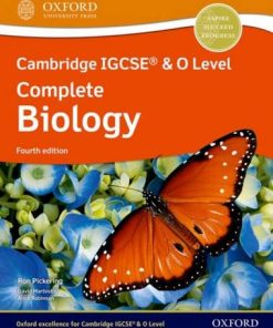 Cambridge IGCSE (R) & O Level Complete Biology: Student Book Fourth Edition - Ron Pickering - 9781382005760
