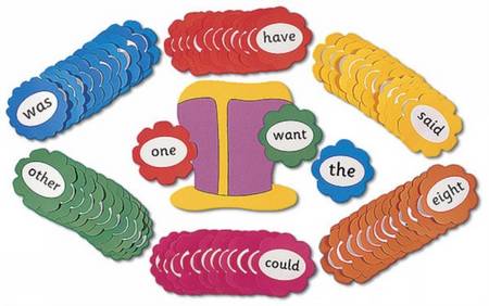Jolly Phonics Tricky Word Wall Flowers: In Print Letters - Sue Lloyd - 9781844140466