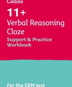Collins 11+ - 11+ Verbal Reasoning Cloze Support and Practice Workbook: For the CEM 2022 tests - Collins 11+ - 9780008497408