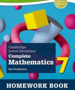 Cambridge Lower Secondary Complete Mathematics 7: Homework Book - Pack of 15 (Second Edition) - Sue Pemberton - 9781382018722