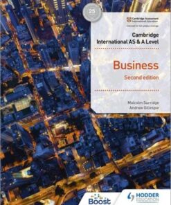 Cambridge International AS & A Level Business Second Edition - Malcolm Surridge - 9781398308114
