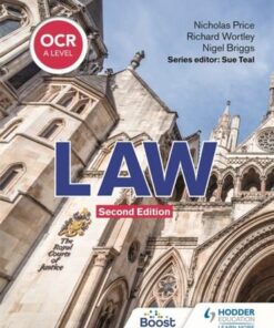 OCR A Level Law Second Edition - Richard Wortley - 9781398326477