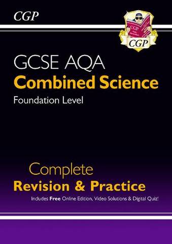 New GCSE Combined Science AQA Foundation Complete Revision & Practice w/ Online Ed