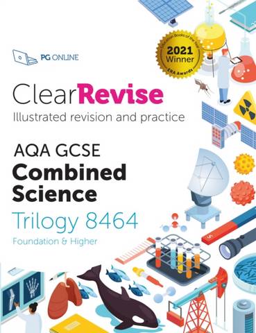 ClearRevise AQA GCSE Combined Science: Trilogy 8464: 2021 -  - 9781910523346