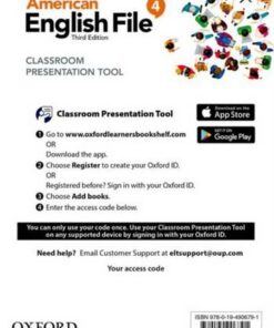 American English File: Level 4: Classroom Presentation Tool Access Card -  - 9780194906791