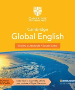 Cambridge Global English Digital Classroom 7 Access Card (1 Year Site Licence): For Cambridge Primary and Lower Secondary English as a Second Language - Chris Barker - 9781108925792