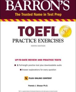 TOEFL Practice Exercises - Pamela J. Sharpe - 9781438012599