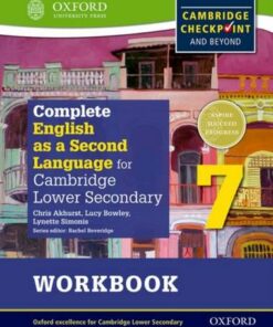Complete English as a Second Language for Cambridge Lower Secondary Workbook 7 - Chris Akhurst - 9780198378150