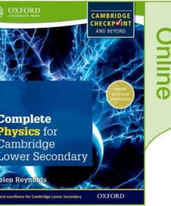 Complete Physics for Cambridge Lower Secondary: Online Student Book (First Edition) - Helen Reynolds - 9780198379522