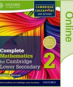 Complete Mathematics for Cambridge Lower Secondary Book 2: Online Student Book (First Edition) - Deborah Barton - 9780198379645