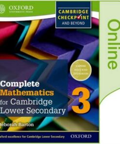 Complete Mathematics for Cambridge Lower Secondary Book 3: Online Student Book (First Edition) - Deborah Barton - 9780198379669