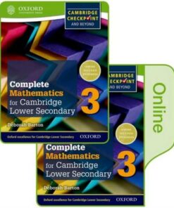 Complete Mathematics for Cambridge Lower Secondary Book 3: Print and Online Student Book (First Edition) - Deborah Barton - 9780198379676