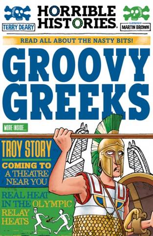 Horrible Histories: Groovy Greeks (Newsprint Ed) 4 Groovy Greeks (newspaper edition) - Terry Deary - 9780702312410