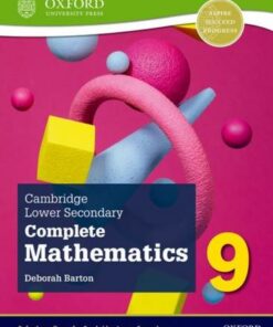 Cambridge Lower Secondary Complete Mathematics 9: Student Book (Second Edition) - Deborah Barton - 9781382018883