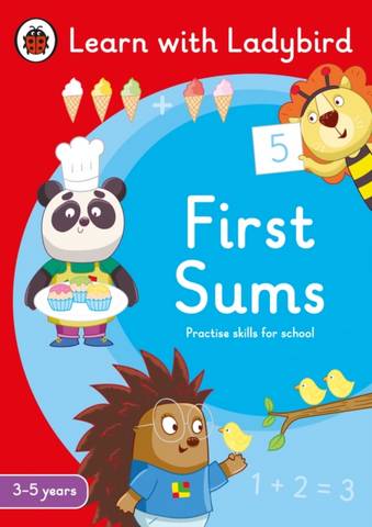 First Sums: A Learn with Ladybird Activity Book 3-5 years: Ideal for home learning (EYFS) - Ladybird - 9780241515570