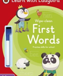 First Words: A Learn with Ladybird Wipe-Clean Activity Book 3-5 years: Ideal for home learning (EYFS) - Ladybird - 9780241515594