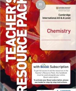 Cambridge International AS & A Level Chemistry Teacher's Resource Pack with Boost Subscription -  - 9781398316799
