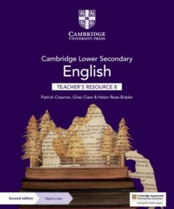 Cambridge Lower Secondary English Teacher's Resource 8 with Digital Access - Patrick Creamer - 9781108782142
