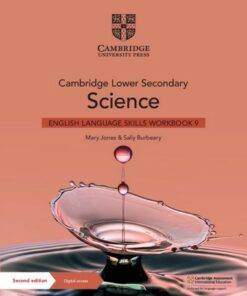 Cambridge Lower Secondary Science English Language Skills Workbook 9 with Digital Access (1 Year) - Mary Jones - 9781108799065