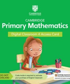 Cambridge Primary Mathematics Digital Classroom 4 Access Card (1 Year Site Licence) - Tutors24 - 9781108824514