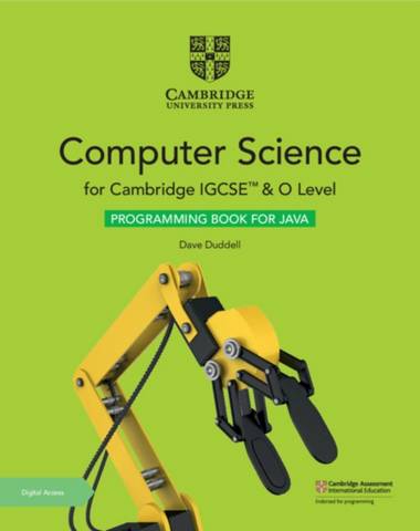 Cambridge IGCSE (TM) and O Level Computer Science Programming Book for Java with Digital Access (2 Years) - Dave Duddell - 9781108910071