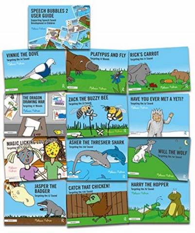 Speech Bubbles 2 (Picture Books and Guide): Supporting Speech Sound Development in Children - Melissa Palmer - 9781138597846
