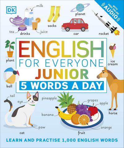 English for Everyone Junior 5 Words a Day: Learn and Practise 1