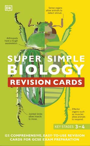 Super Simple Biology Revision Cards Key Stages 3 and 4: 125 Comprehensive