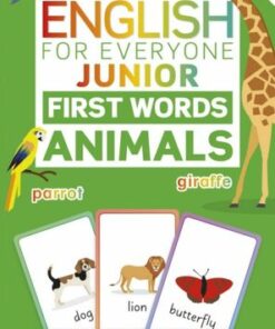 English for Everyone Junior First Words Animals Flash Cards - DK - 9780241603284