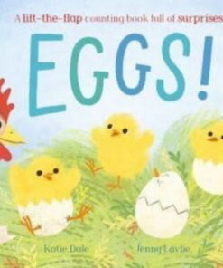 Eggs!: A lift-the-flap counting book full of surprises! - Katie Dale - 9781839945601