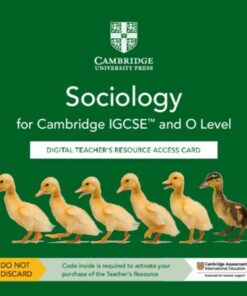Cambridge IGCSE (TM) and O Level Sociology Digital Teacher's Resource Access Card - Katherine Roberts - 9781009282987