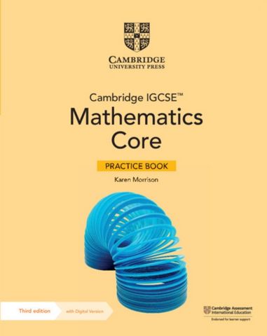 Cambridge IGCSE (TM) Mathematics Core Practice Book with Digital Version (2 Years' Access) - Karen Morrison - 9781009297950