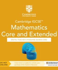 Cambridge IGCSE (TM) Mathematics Core and Extended Digital Teacher's Resource - Individual User Licence Access Card (5 Years' Access) - Dicky Susanto - 9781009298216