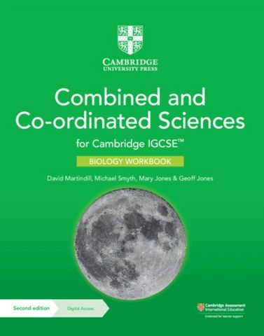 Cambridge IGCSE (TM) Combined and Co-ordinated Sciences Biology Workbook with Digital Access (2 Years) - David Martindill - 9781009311304