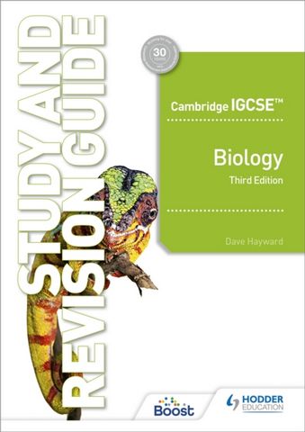 Cambridge IGCSE (TM) Biology Study and Revision Guide Third Edition - Dave Hayward - 9781398361348