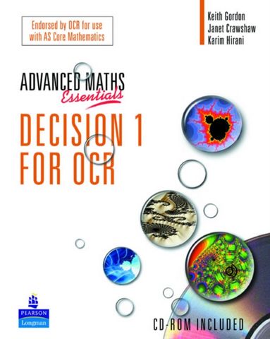 A Level Maths Essentials Decision 1 for OCR Book 1 A Level Maths Essentials Decision 1 for OCR Book - Janet Dangerfield - 9781405818476