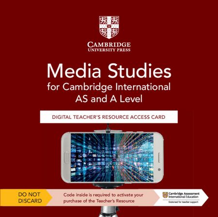 Cambridge International AS & A Level Media Studies Digital Teacher's Resource Access Card - Ian Marshall - 9781009301374