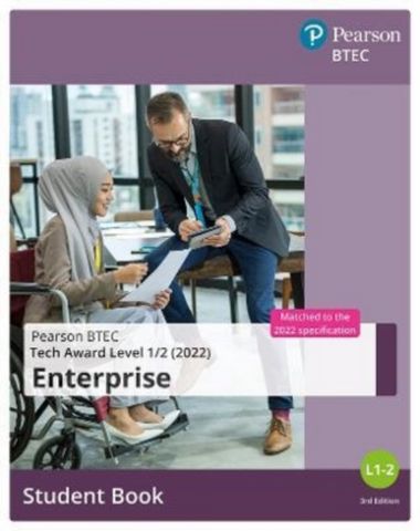 BTEC Tech Award 2022 Enterprise Student Book 1 BTEC Tech Award 2022 Enterprise Student Book - - 9781292444611